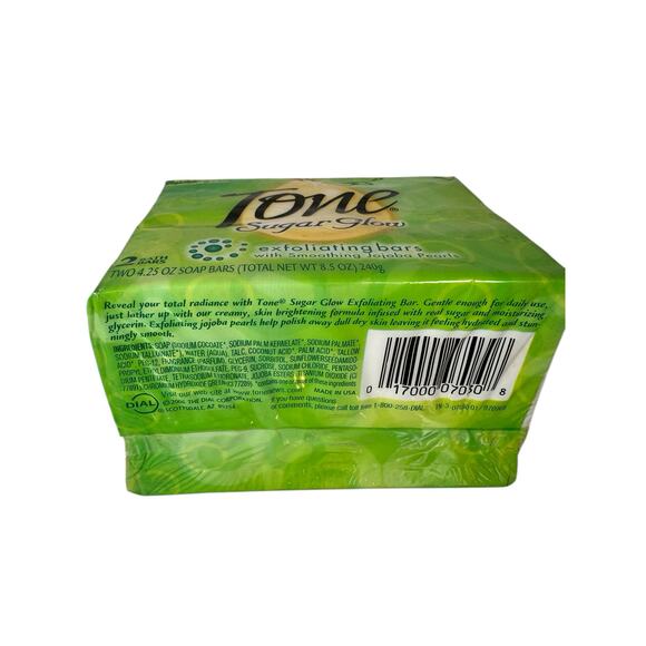 Tone Sugar Glow Exfoliating Bar Soap Duo 2pk Discontinued 8.5oz Sealed‎ - Picture 3 of 4